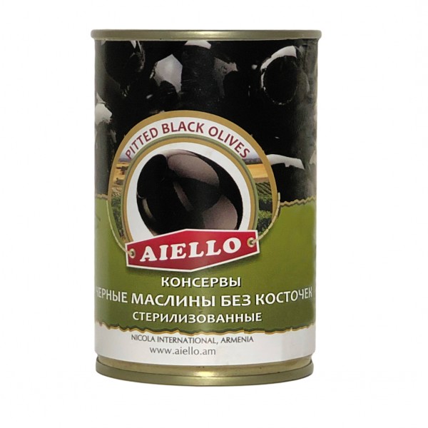 Pitted black olives